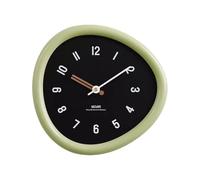 YHNNH, Reloj Colgante de Madera, Moderno Reloj Colgante de Madera Circular mecánico de escaneo estático. Adecuado for dormitorios, Salones, Porche, Cocina.(Chunyi Green Large)