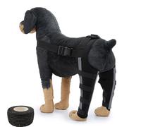 YHNNH Soporte y estabilidad para patas de perro, ajustable, ligera, transpirable, cómoda para perros pequeños a grandes (color negro Pro)