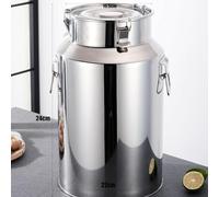 YHNNH Stainless steel bucket: Cubeta de acero inoxidable, Milk jug with lid: Jarra de leche con tapa, Grain Storage Container Airtight Food Storage: Contenedor hermético para almacenar granos,9L