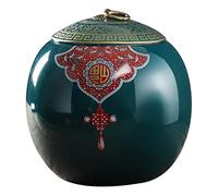 YHNNH Urnas for Cenizas humanas (Mujeres y Hombres), urnas for de Adultos o Mascotas, funerarias (urnas pequeñas) Recuerdo for(Dark Green)