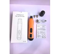 YHomU Molinillo de uñas para perros con luz LED, 5 velocidades, 40-45 dB silencioso para perros y gatos pequeños, medianos y grandes, recargable por USB con pantalla LCD, broca de diamante para el