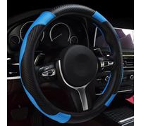 YHQKJ Cubierta Volante Coche para Lancia Kappa(838) Coupe 1996-2001, PU Cuero Protector Funda de Volante Transpirable Antideslizante Interior Estilo Accesorios,D/Blue
