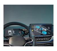 YHQKJ Protector de Pantalla de Coche para VW ID4 ID.4 2022, Navegación GPS E Instrumentos Película Pantalla de Vidrio Templado 9H Accesorios,C/Dashboard and GPS