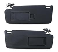 YHQKJ Visera Parasol Coche para Golf 7 MK7 GTI Jetta Santana, Antideslumbrante Viseras Solares Delanteras Izquierda Y Derecha Reemplazo de Desgaste Accesorio,C/A Pair-A/Black