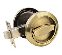 YHRJ Pomo Puerta Interior Cerradura de Puerta Invisible de Doble Cara para el hogar, Manija de Puerta de Acero Inoxidable 304 para Dormitorio de Cocina, Espesor de Puerta aplicable 35-50 mm