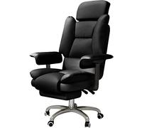 YHRJ Sillas de Escritorio de Oficina Hogar cómodo Sillas Ejecutivas Respaldo reclinable Silla de Oficina sillón Giratorio de elevación ergonómica, Capacidad de Carga de 150 kg