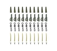 Yhsioaklo Angelzubehör Set,Angelzubehör,Schnellwechselwirbel Wirbel Schnellwechselhülsen Haken für Stauseen Flusse Laken Outdoor Sport Trulle Persch Kabelbacalao | Angeln In Süßwasser Laken Flussen