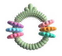 Yhsioaklo - Anillos de mascar para cachorros, anillos de dentición para perros, juguete de mascar de goma para perros, para perros | Anillos de goma para perros y lanzar, atrapar favorece a un