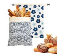Yhsioaklo Beeswax Bread Bag | Washable Safe Portable Large Capacity