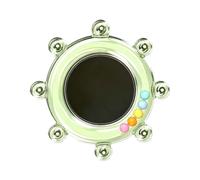 Yhsioaklo Bird Mirror for Cage | Interactive Rotatable Wheel Decoration