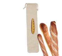 Yhsioaklo Bolsas de pan de lino para panes caseros, almacenamiento reutilizable con cordón, bolsa de tela natural para pasteles y juego de regalo ecológico para alimentos y panaderos