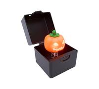 Yhsioaklo Caja de Música Calabaza Halloween,Luz Nocturna De Calabaza Terrorífica para Halloween - Decoración para Puertas Escritorios Habitaciones Escuelas Oficinas Casas