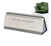 Yhsioaklo Calendario de escritorio pequeño 2026, notas semanales mensuales, calendario de escritorio pequeño de enero a diciembre, para suministros de oficina, escuela, aula, trabajo, citas, Navidad