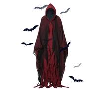 Yhsioaklo Capa de Halloween con Capucha, Capa Unisex para Adultos con Capucha Aterradora, para Disfraces, Fiestas y Teatro de Halloween