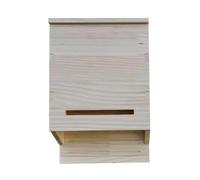Yhsioaklo Casa de murciélagos | Hábitat de madera resistente a la intemperie de 29 x 19 x 7 cm | Refugio de hábitat de murciélagos | para todas las estaciones, árbol al aire libre, jardín, patio