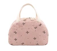 Yhsioaklo Cute Lunch Bag | 6.5L Bow Large Capacity Leakproof Corduroy Tote