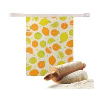 Yhsioaklo de pan de de , bolsas de almacenamiento de pan, gran capacidad, reutilizable, fácil de limpiar, para alimentos, frutas, masa, congelador, cocina, panadería, cafetería, Limón