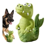 Yhsioaklo Dog Toy | 7.28 Inch Chew Resistant Rubber Squeaker Game | Tough Dog Toys for Pet Puppy Indoor Outdoor Home Daily Boredom Smooth Game