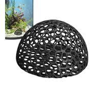 Yhsioaklo Escondite de peces, escondite para camarones | Piedra porosa para cueva de pecera para criar betta entorno acuático reptil camarón decoración de agujeros