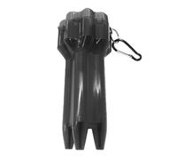 Yhsioaklo Estuche para 3 Dardos - Caja Portavástagos,Maletín Portátil De Longitud Ajustable para Dardos En Casa Garaje Juego Competencia