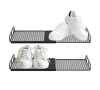 Yhsioaklo Expandable Closet Shelf | 38-62cm Adjustable Metal Rack