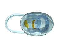 Yhsioaklo - Funda para chupete, contenedor para chupet, bolsa de almacenamiento transparente para chupete, funda protectora transparente, portachupetes, contenedor anticaída para chupetes de viaje,