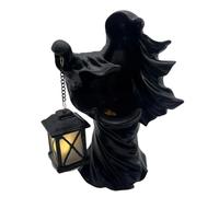 Yhsioaklo Ghost Lantern Sculpture | Halloween Light Up Gothic Decoration
