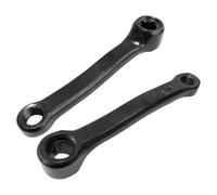 Yhsioaklo Juego de 2 brazos de manivela para bicicleta, 127 mm, repuesto para bicicleta de carretera, larga distancia, tráfico urbano, carreras de tren, entrenamiento