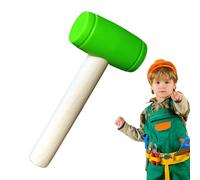 Yhsioaklo Juego de 3 martillos para niños de , sonido realista, mango ergonómico, habilidades motoras finas, coordinación de ojos y mano, herramientas para niños, taller en interiores