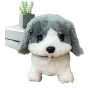 Yhsioaklo Juguete electrónico para cachorros - Juguete de peluche que ladra como un compañero | Perro robot interactivo para niños, para familia, amigos, niñas, hogar, interior, cumpleaños, Navidad