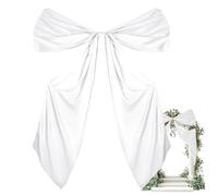 Yhsioaklo Lazos de boda extra grandes, 300 x 74 cm, para decoración de bodas, enormes lazos de satén, para Navidad, cumpleaños, pared, puerta, ventana