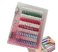 Yhsioaklo Libro De Esmalte De Uñas, Mesa Exhibición De Esmaltes Acrílicos Portamuestras Libro, Accesorios De Manicura Para Mujeres Y Hogar Archivador Para Artistas Uñas