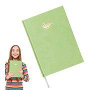 Yhsioaklo Libro de recetas para escribir, cuaderno de cocina B5 con tapa dura, diario personal vacío para la cocina, 120 páginas, papel de carta organizado, regalo para cocineros aficionados, verde