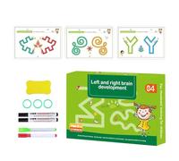 Yhsioaklo Libro de trazado de letras para niños | Libro de trazado para niños - Libro de trabajo de escritura a mano reutilizable | Cuaderno de entrenamiento de control de bolígrafo | Suministros