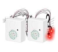 Yhsioaklo Light Up Eyes Halloween | 2 Pieces Outdoor Scary Props with Sound