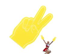 Yhsioaklo Mano de dedo de espuma | Accesorio gigante de animadoras | Accesorio gigante para eventos deportivos de atletismo | para todas las ocasiones Team Spirit Fan Número 1 Puntero Grande Mitt