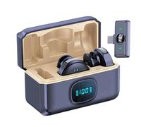 Yhsioaklo Micrófono para Teléfono | Micrófono Mini Inalámbrico,Cancelación de Ruido para Vídeo Social y Vídeo Social Live Grabación Media