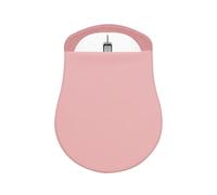 Yhsioaklo Morder De Ratón De Silicona Compatible con La Cubierta del Mágico De Manzana 1/2 - Polvo De Cazafullo - Casas - Naranja Semitransparente, Cubierta De Caja De Viaje Duro, Inalámbrico