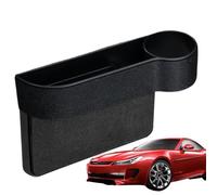 Yhsioaklo Organizador Coche Asiento Delantero - Rellenador de Huecos para Asiento Delantero Organizador de Coche | Portavasos Con Bolsillos Para Teléfono Tarjetas Llaves Billetero Bebidas Gafas