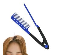 Yhsioaklo Peine alisador de pelo - Plancha de pelo división | Plancha para el pelo estilo cepillo para el pelo, para viajes, vacaciones, viajes, hoteles, citas