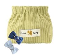 Yhsioaklo pequeña de Pana, de Maquillaje de Pana Suave | espaciosa organizadora portátil para Horquilla, Diadema, Joyas, hisopo de algodón, lápiz Labial, Gafas, Green, Consulte la