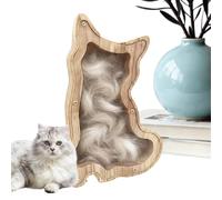 Yhsioaklo Pet Hair Keepsake Box | Wooden Container with Transparent Window