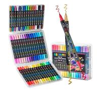 Yhsioaklo Rotulador de alcohol, rotulador permanente | páginas para colorear dobles para adultos, punta de fieltro para dibujar, libros de colores, anime y manga | Accesorio para esbozar