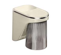 Yhsioaklo Soporte para cepillo de dientes y pasta de dientes montado en la pared - Juego de soportes para cepillos de dientes para baño - Accesorios de ducha magnéticos Dispensador sin adhesivo para