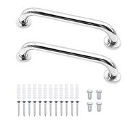 YHSKJCD Agarraderas Baño para Mayores, 2 Piezas 30cm Agarrador Ducha Personas Acero Inoxidable, Asidero Ducha, Asa Seguridad, Barras Minusvalido, Agarradero para Niños, Discapacitado, el Embarazo