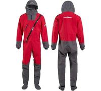 YhsPkAh Traje Seco Ligero para Kayak para Hombre, Traje Impermeable para Kayak Y Surf, Tejido Impermeable De 3 Capas, con Capucha (Extraíble), para Remar, Pescar, Navegar En Canoa Red-S