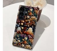 Yhsvie Halloween Hülle für Samsung Galaxy S25 Edge Blumen Handyhülle Süße Geist Skelett Motiv Hülle weiche TPU Silikon Schutzhülle Totenkopf Stoßfest Kratzfest Bumper Case für Mädchen Jungen-Muster5