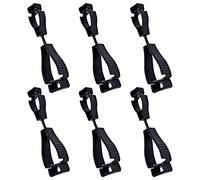 YHSWIN 6 Piezas Clip de Guante, Soporte de Clip Para Guantes Pinza para Guantes Negro, Adecuado para Trabajadores Bomberos Jardines Obras de Construcción y Deportes al Aire Libre