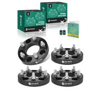 YHTAUTO - Adaptadores de rueda de 5 x 5 a 5 x 4,75 cm para ruedas Dodge Grand Caravan, Chrysler Town & Country, Buick, Chevy, Cadillac, espaciadores de neumáticos forjados de 5 patas con pernos de 12