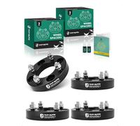 YHTAUTO Espaciadores de rueda de 4 x 110 mm de 1 pulgada para Honda, Suzuki, Can-Am, Bombardier, Kawasaki, Yamaha, modelos Polaris, Grizzly, FourTrax espaciadores de neumáticos con pernos M10 x 1.25